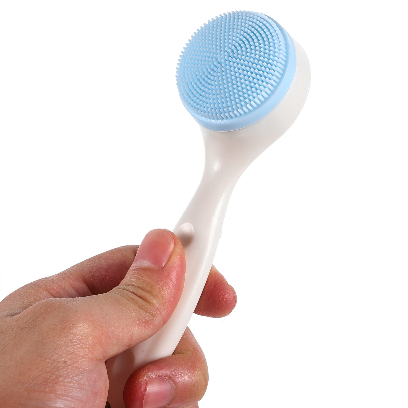Silicone Face Scrubber Electric - قطعتان من فرشاة الوجه السيليكونية لتنظيف