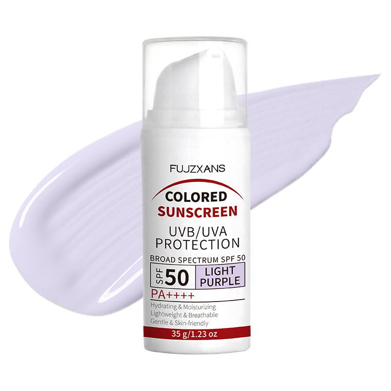 Spf 50 Waterproof Sunscreen - كريم أساس واقي من الشمس بلون