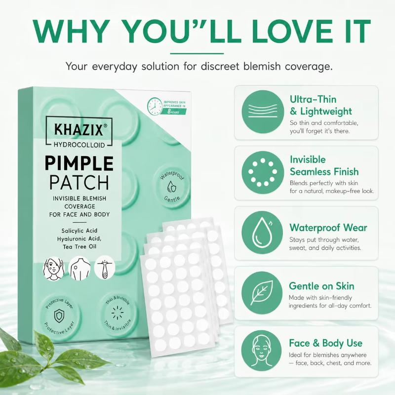 Hydrocolloid Pimple Patch - 200/800 قطعة من لصقات الهيدروكولويد غير