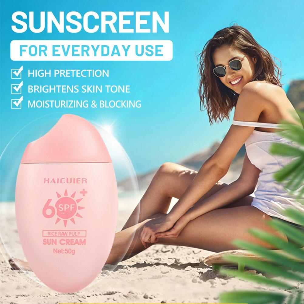 واقي شمس SPF50+ بخلاصة الأرز ا - مراجعة Spf 50 Waterproof Sunscreen وسعره