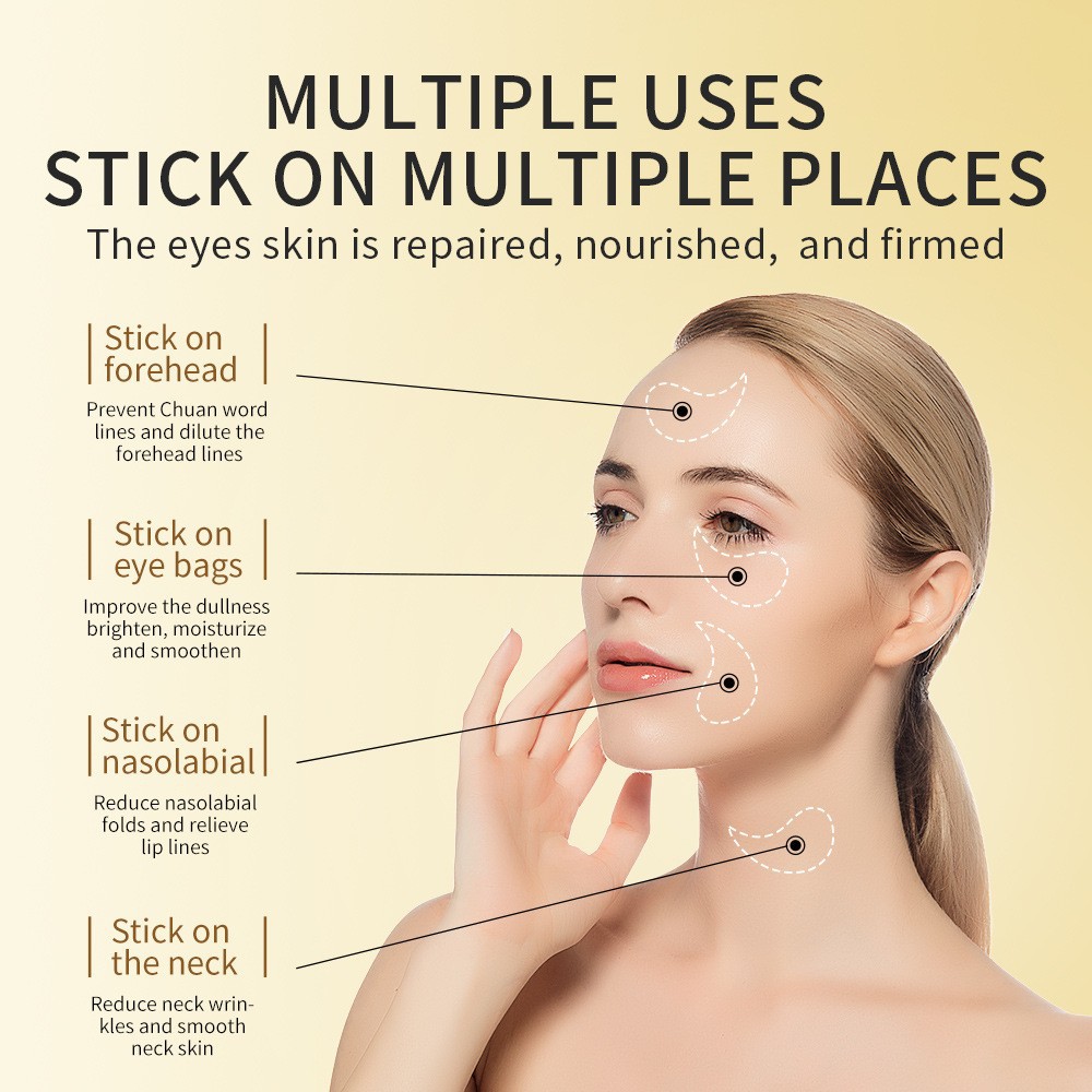 60 قطعة الكولاجين الذهبي الأفو - مراجعة Collagen Under Eye Patches وسعره