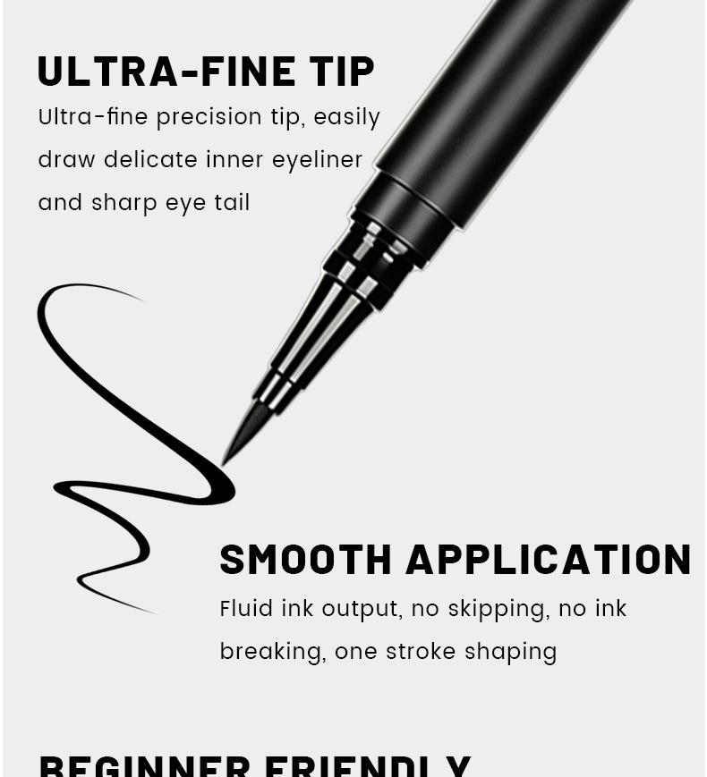 قلم آيلاينر سائل من كراون، مقا - مراجعة Waterproof Liquid Eyeliner Pen وسعره