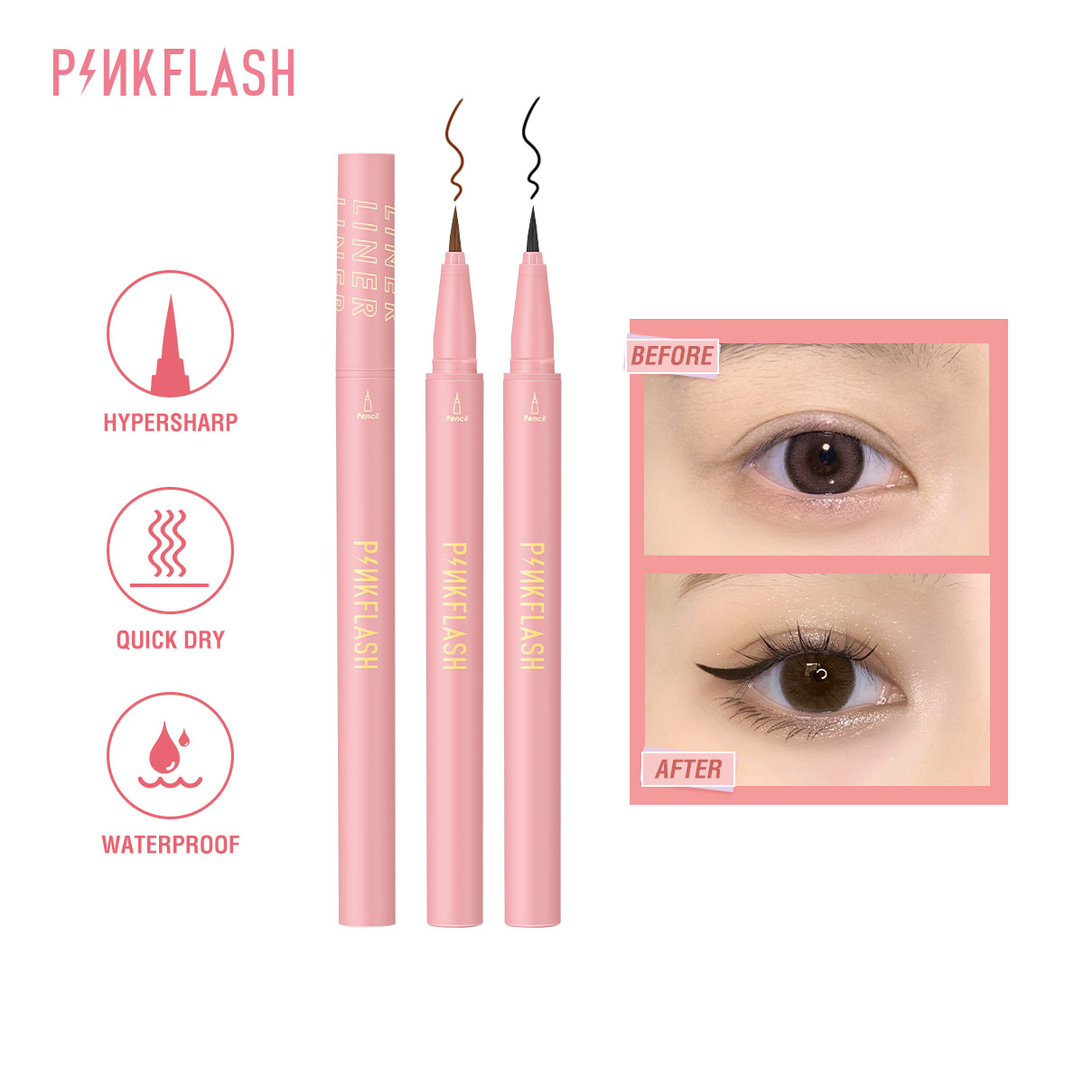 قلم تحديد العيون السائل الأسود - مراجعة Waterproof Liquid Eyeliner Pen وسعره