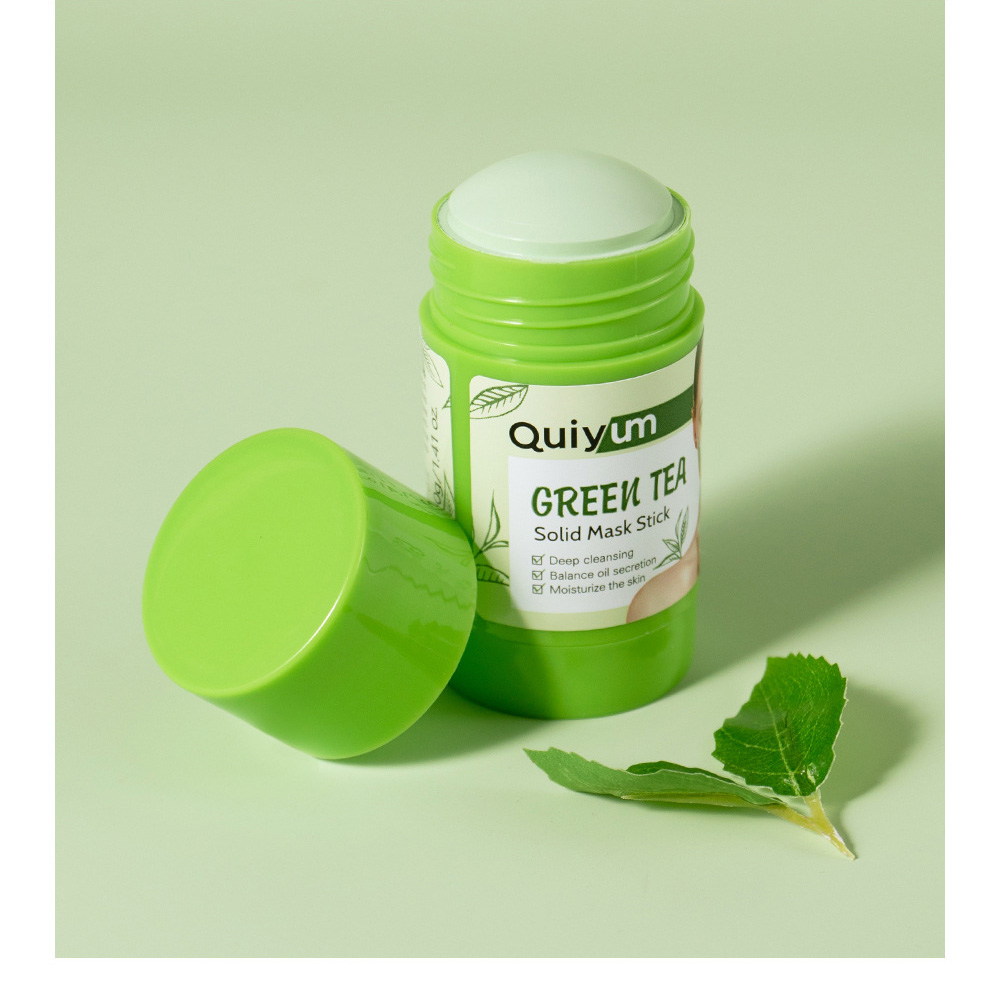 قناع الطين الأخضر QUIYUM بالشا - مراجعة Green Tea Cleansing Clay Mask وسعره