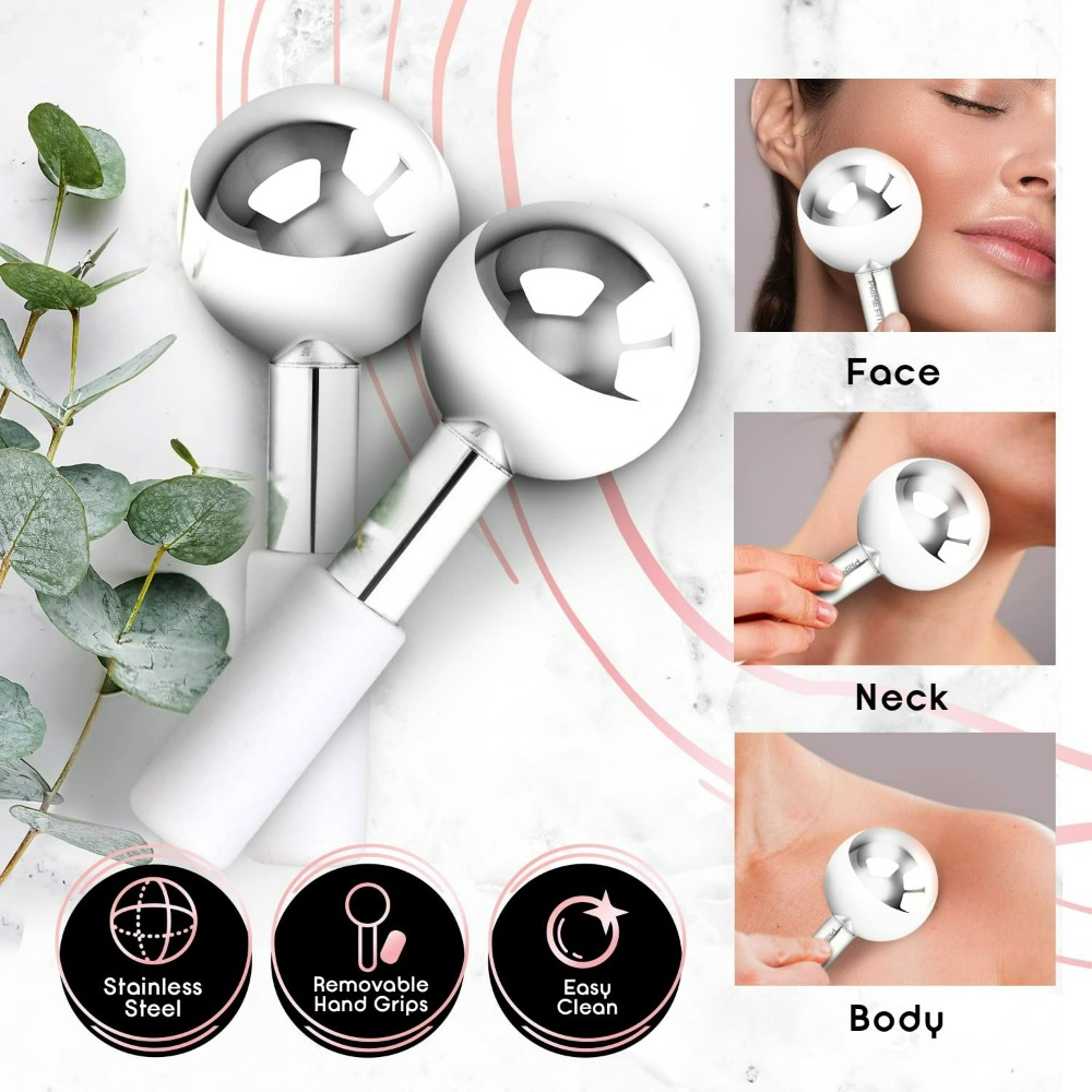 جهاز تدليك الوجه بالتبريد، كرا - مراجعة Face Ice Roller Puffiness وسعره