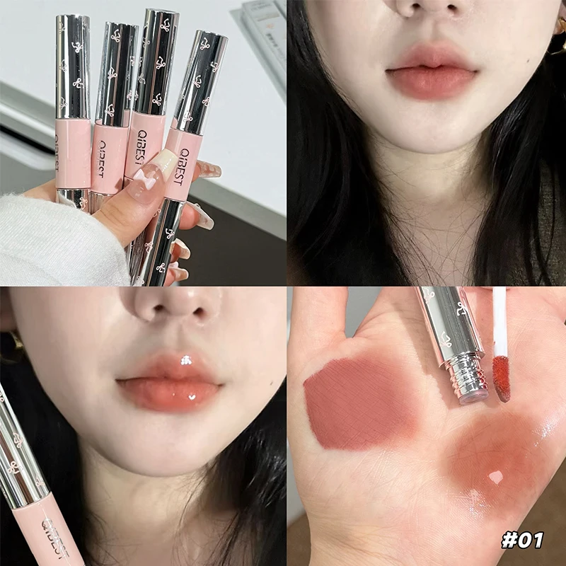 أحمر شفاه سائل مخملي مطفي مزدو - مراجعة Matte Velvet Lip Tint Long Lasting وسعره