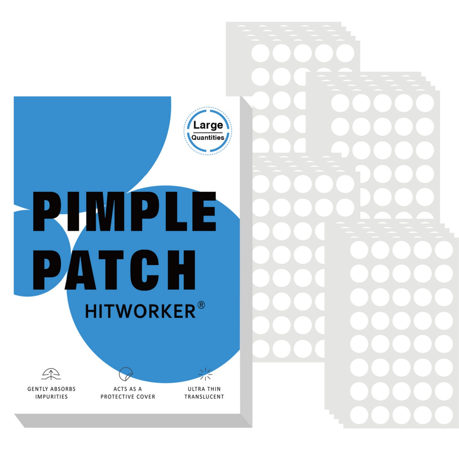 800 قطعة من لاصقات الهيدروكولو - مراجعة Hydrocolloid Pimple Patch وسعره